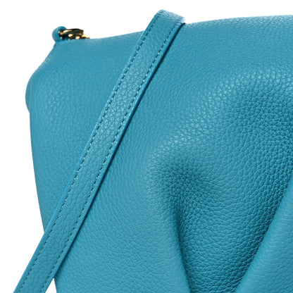 Loewe Calfskin Mini Elephant Crossbody Bag Turquoise 8 of 11