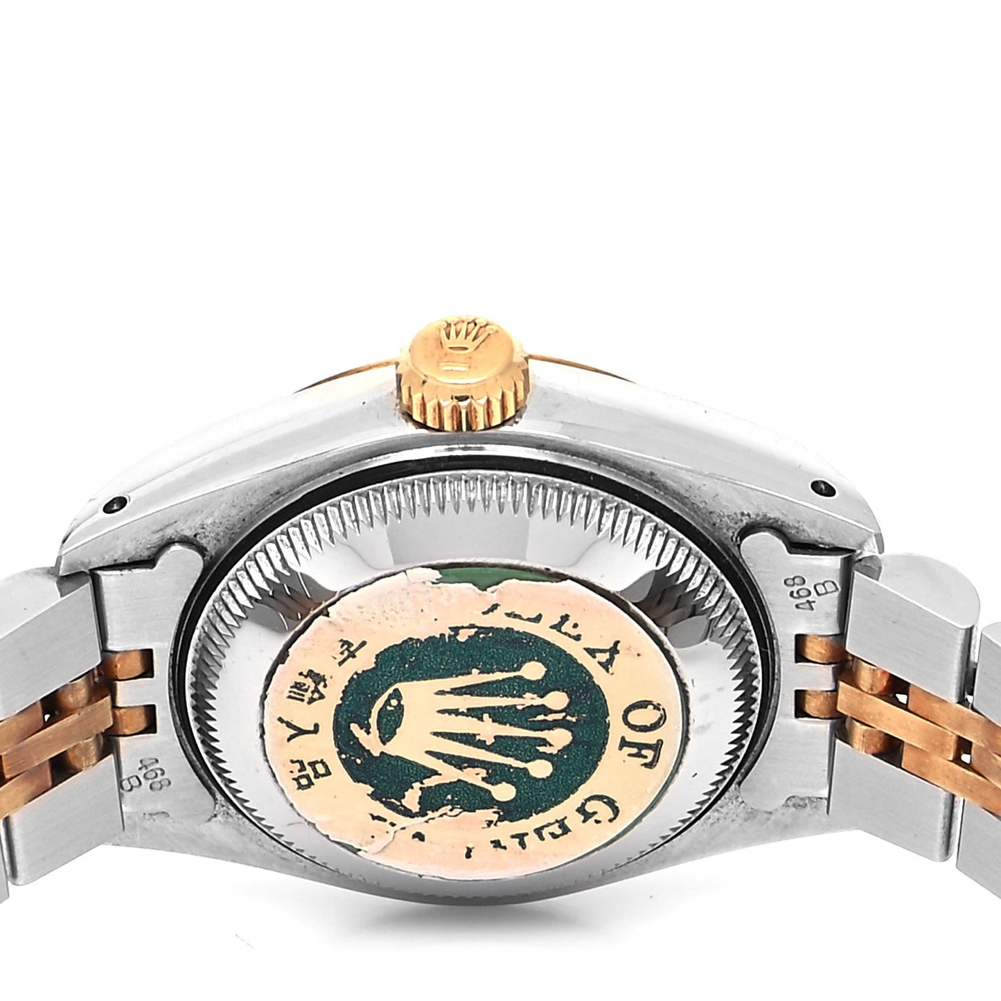 Stainless Steel 18K Yellow Gold 26mm Oyster Perpetual Datejust Watch Champagne 69173