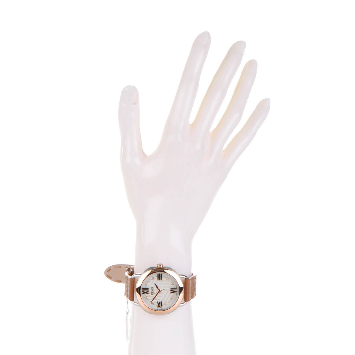 Stainless Steel Calfskin Diamond Mother of Pearl 36mm Selleria Quartz Watch
