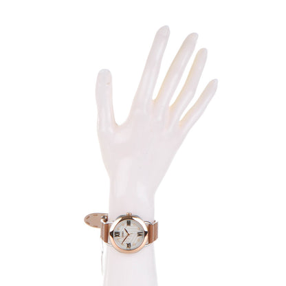 Fendi Stainless Steel Calfskin Diamond Mother of Pearl 36mm Selleria Quartz Watch 2 of 11