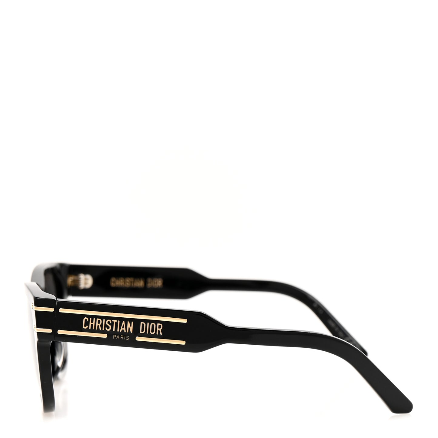 Diorsignature S6U Square Sunglasses Black