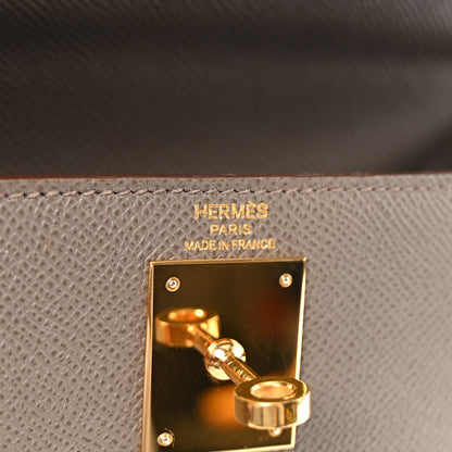 Hermes Epsom Kelly Sellier 28 Etain 6 of 10