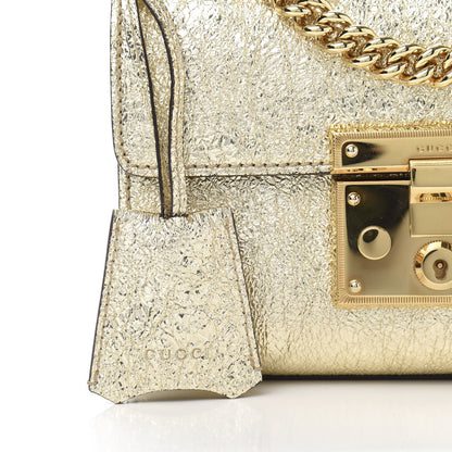 Gucci Galassia Small Padlock Shoulder Bag Platino 13 of 14