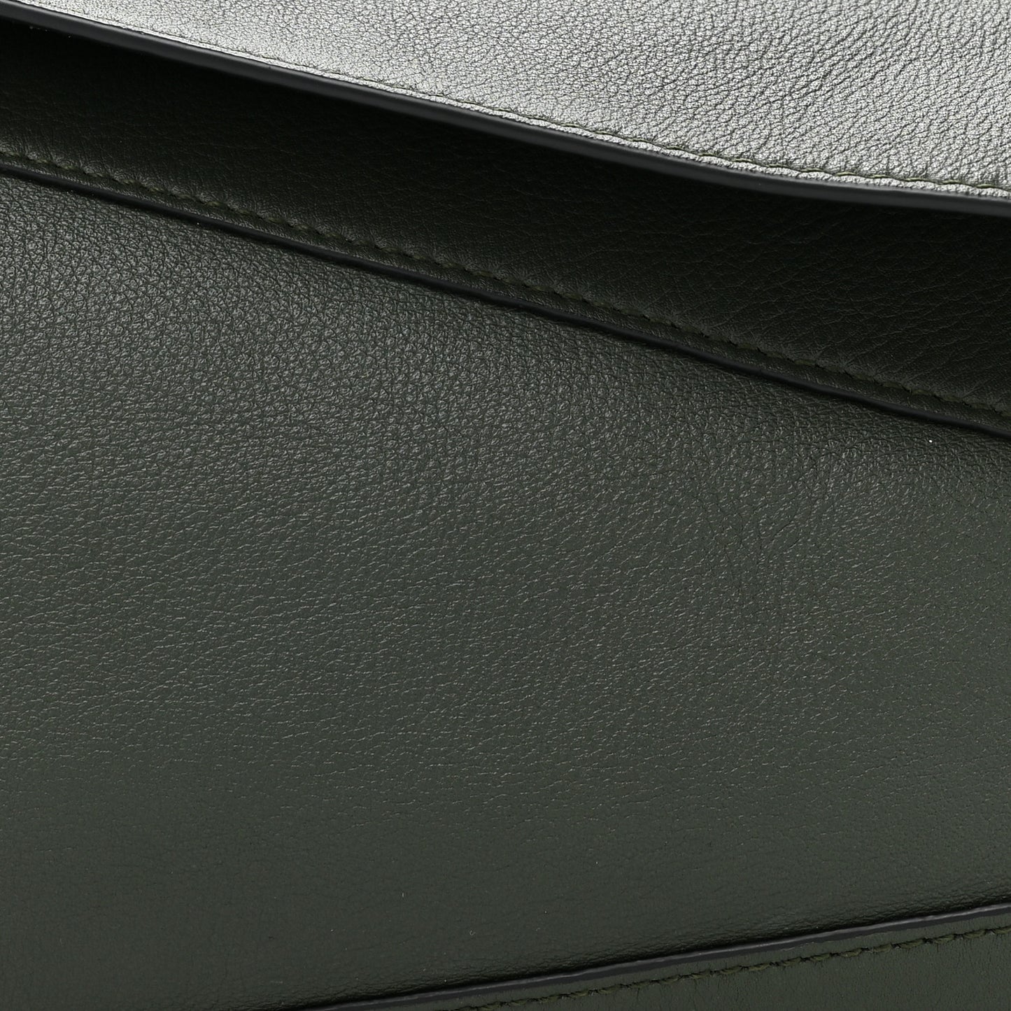 Calfskin Puzzle Hobo Avocado