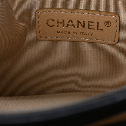 Chanel Calfskin Quilted Medium CC Crown Flap Black 8 of 12