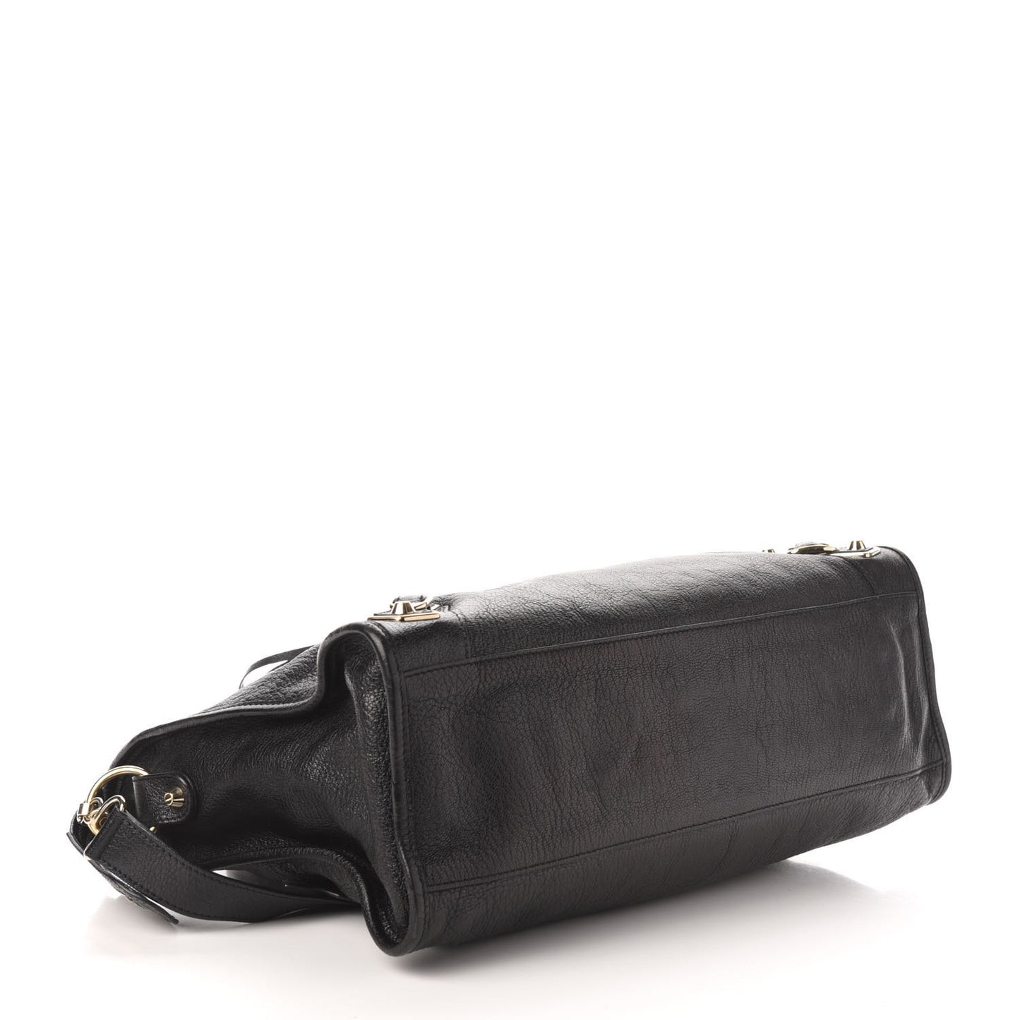 Chevre Gold Metallic Edge Hardware City Black