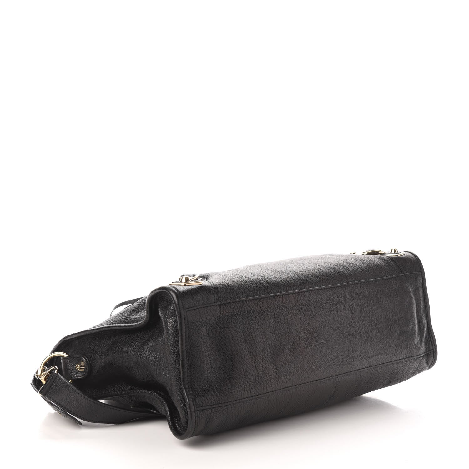 Balenciaga Chevre Gold Metallic Edge Hardware City Black 4 of 10