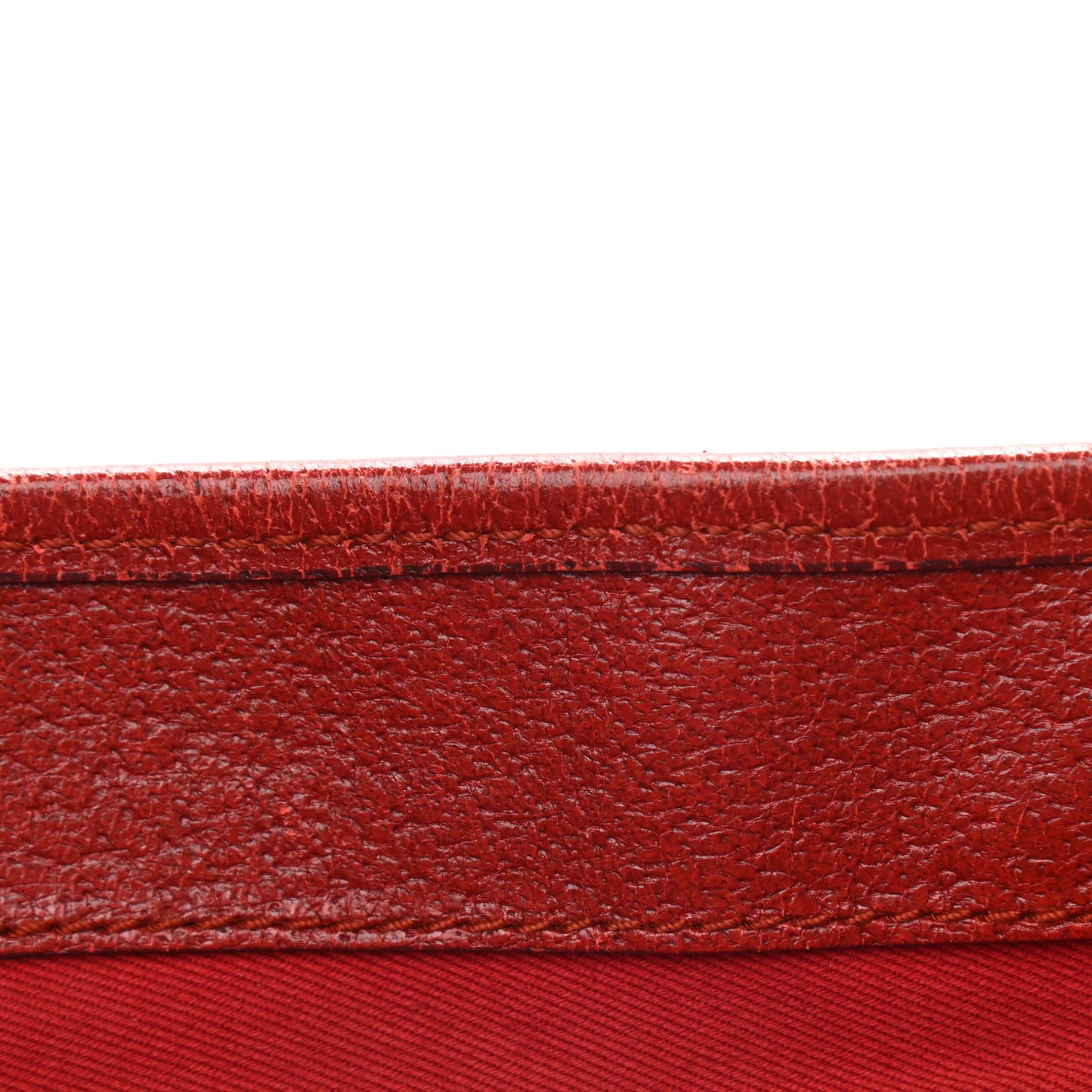 Monogram Medium Tote Red