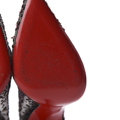 Christian Louboutin Tulle Glitter Follies Lace 100 Pumps 37.5 Black 9 of 9