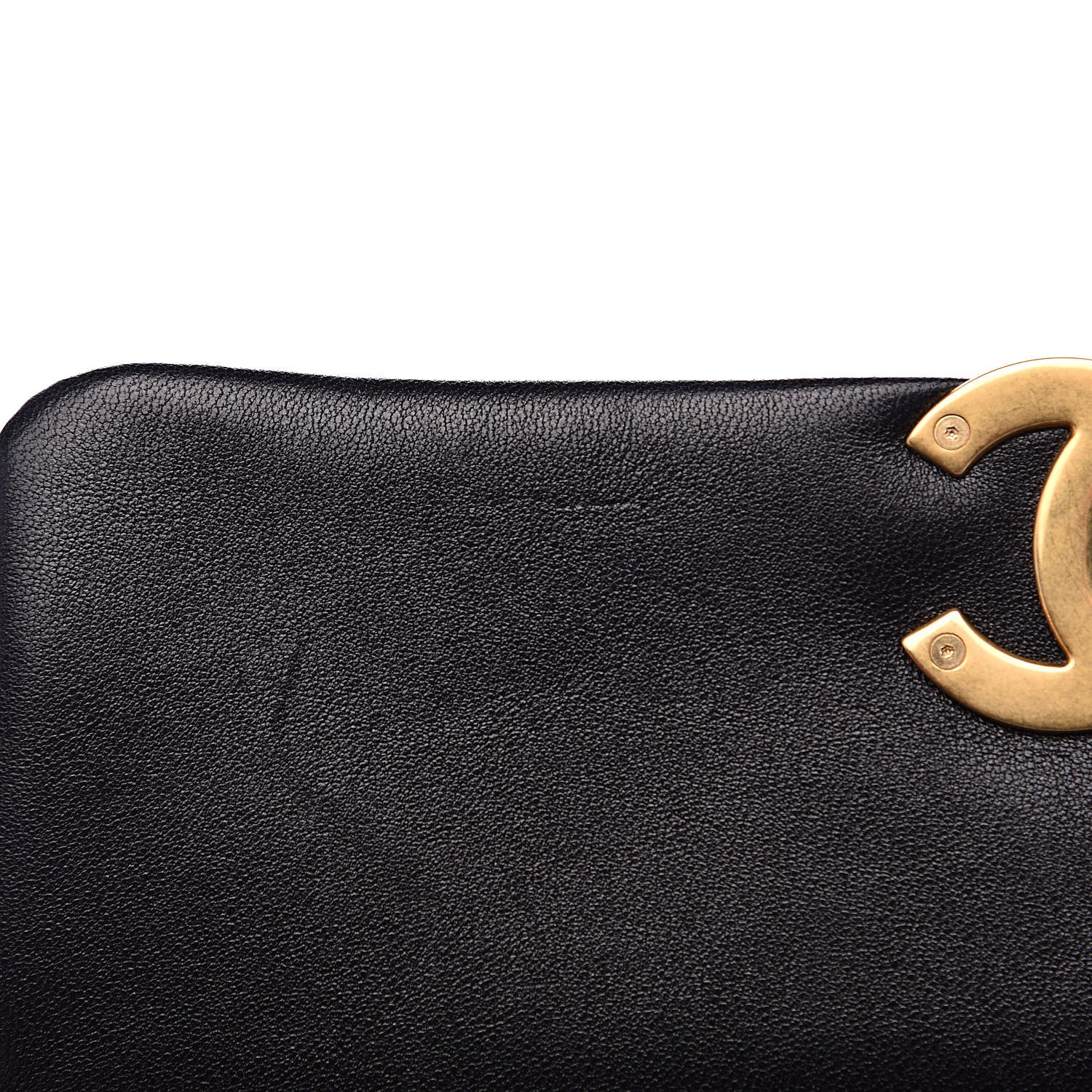 Chanel Goatskin Quilted Medium 19 Flap Black 11 of 12
