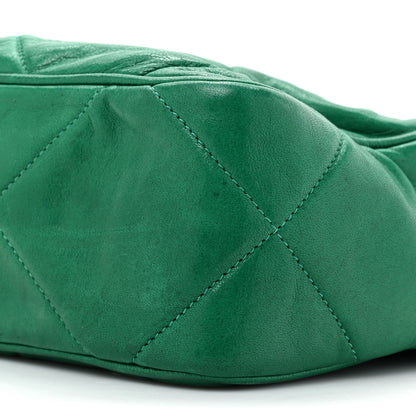 Chanel Lambskin Quilted CC Tassel Camera Case Green 9 of 16