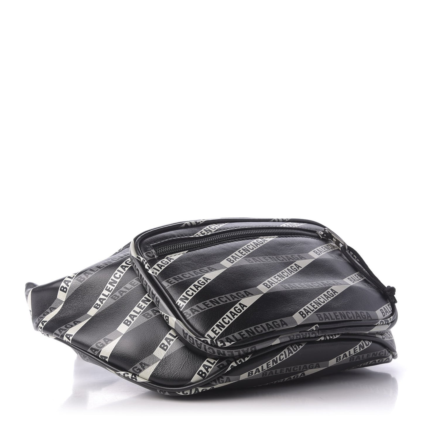 Smooth Calfskin Losange Monogram Explorer Belt Bag Black Grey