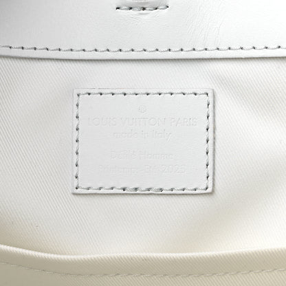 Louis Vuitton Calfskin LV Ornament Sac Plat 24H Optic White 6 of 14