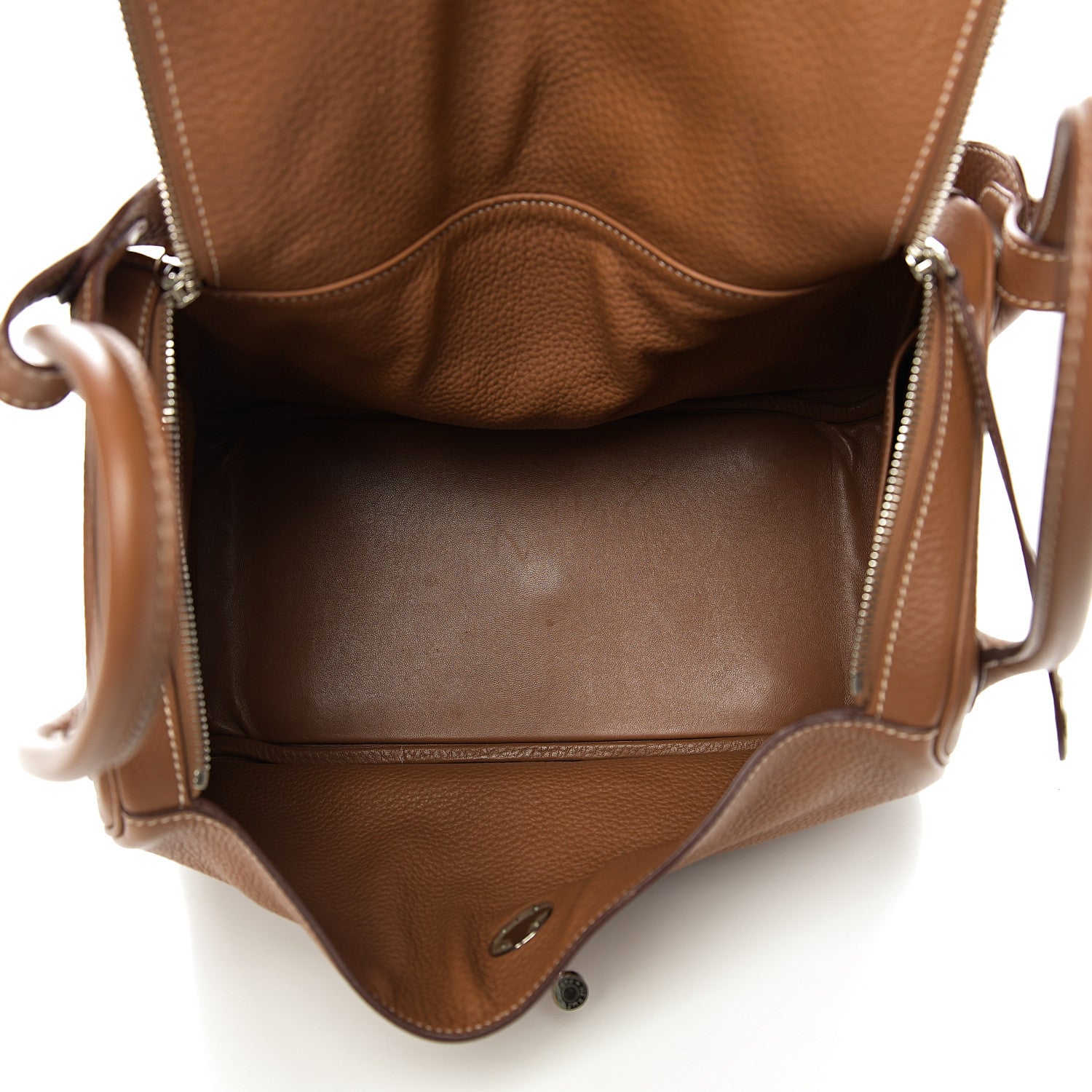 Hermes Taurillon Clemence Lindy 34 Gold 4 of 11
