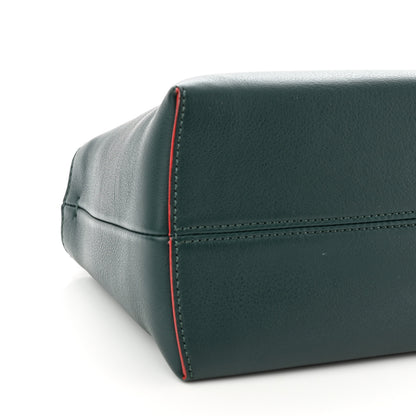 Fendi Vitello Dolce Oval Waves Tail Medium By The Way Boston Bag Verde Inglese Multicolor 9 of 10