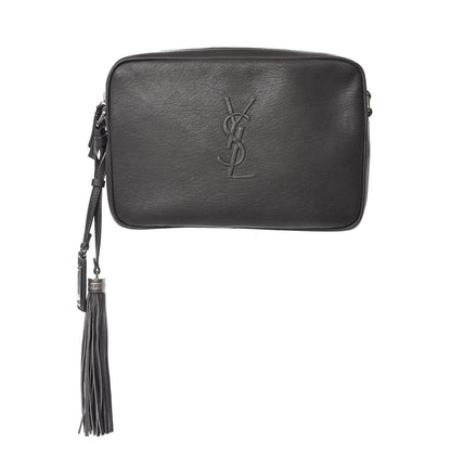 Saint Laurent Calfskin Monogram Small Lou Camera Bag Storm 1 of 7