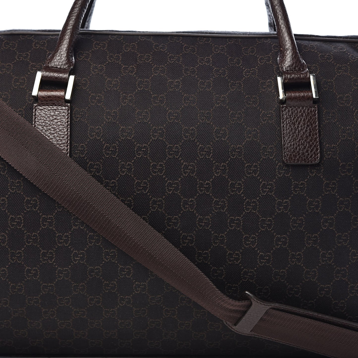 Nylon Monogram Large Carry On Duffle Dark Brown