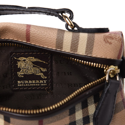 Burberry Haymarket Check Pouch Chocolate 8 of 12