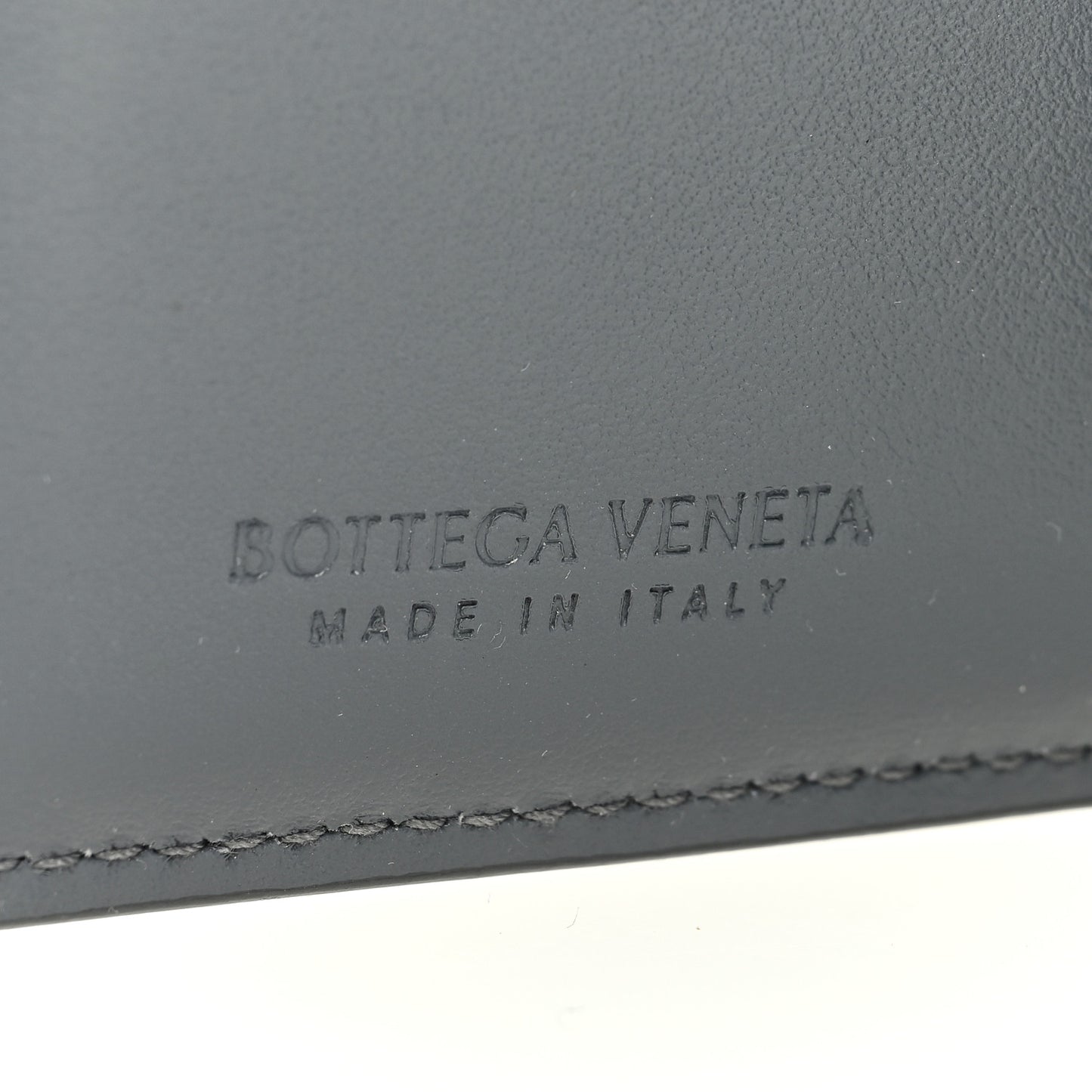 Nappa Maxi Intrecciato Medium Cassette Bifold Zip Wallet Thunder