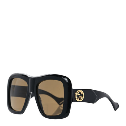 Gucci Acetate Square Frame Sunglasses GG0498S Black 1 of 6