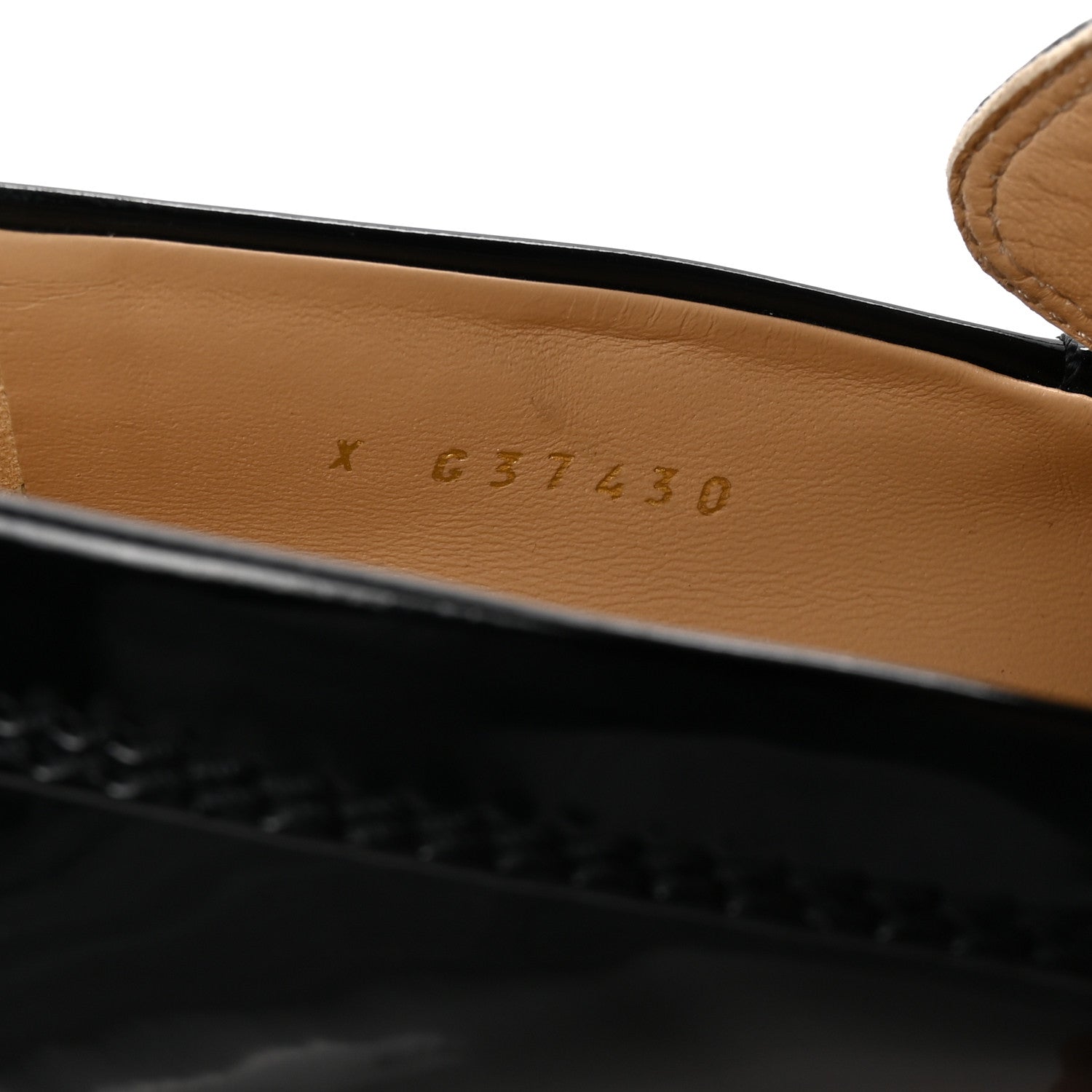 Chanel Shiny Calfskin Logo Loafers 40 Black 9 of 9