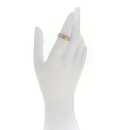 Louis Vuitton Brass Monogram Engraved Nanogram Ring S Palladium 2 of 5