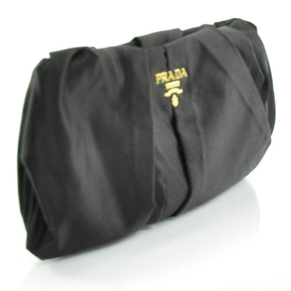 Prada Satin Frame Evening Bag Black 3 of 9