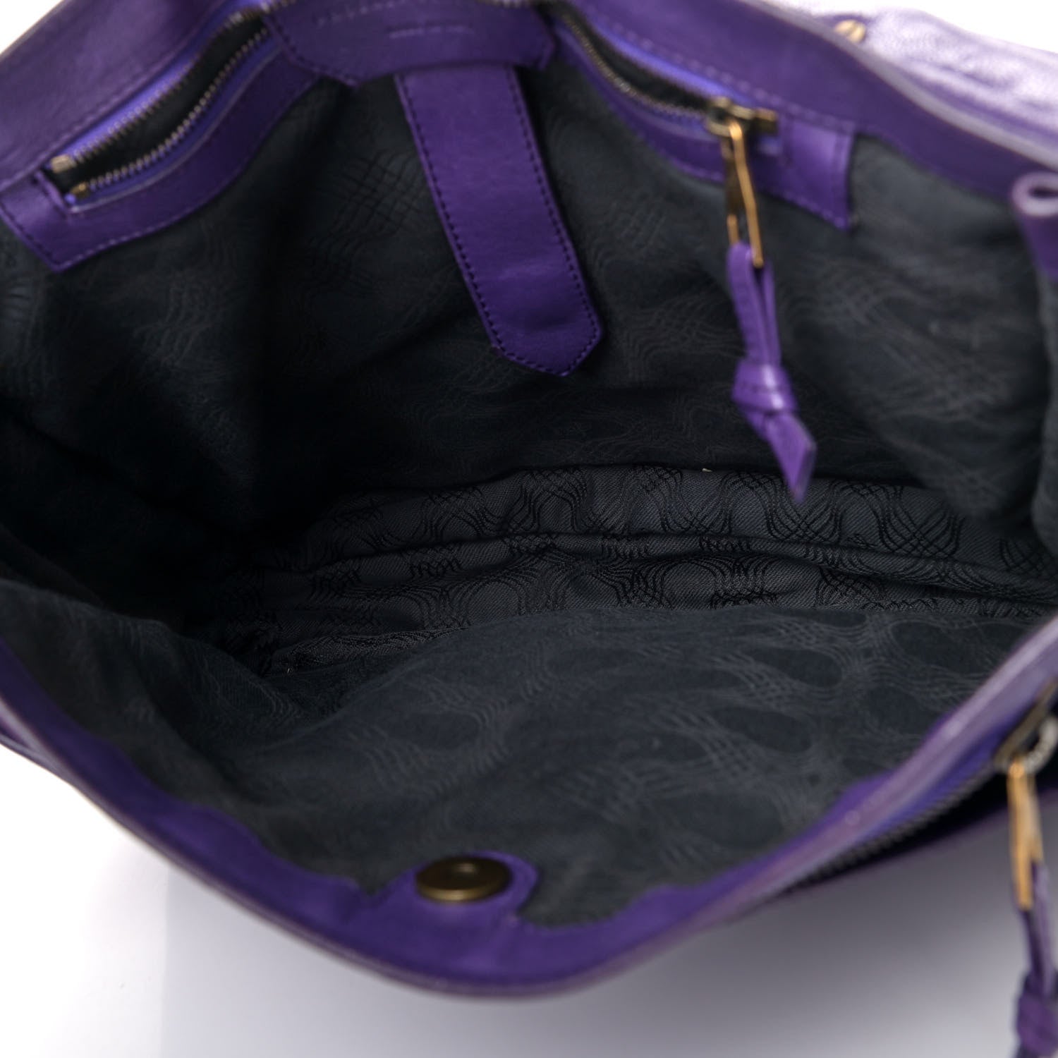 Proenza Schouler Lambskin Medium PS1 Satchel Purple Rain 4 of 5