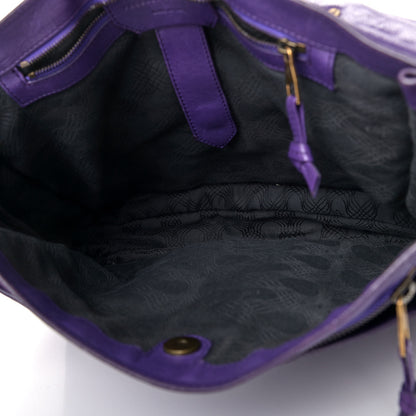 Proenza Schouler Lambskin Medium PS1 Satchel Purple Rain 4 of 5