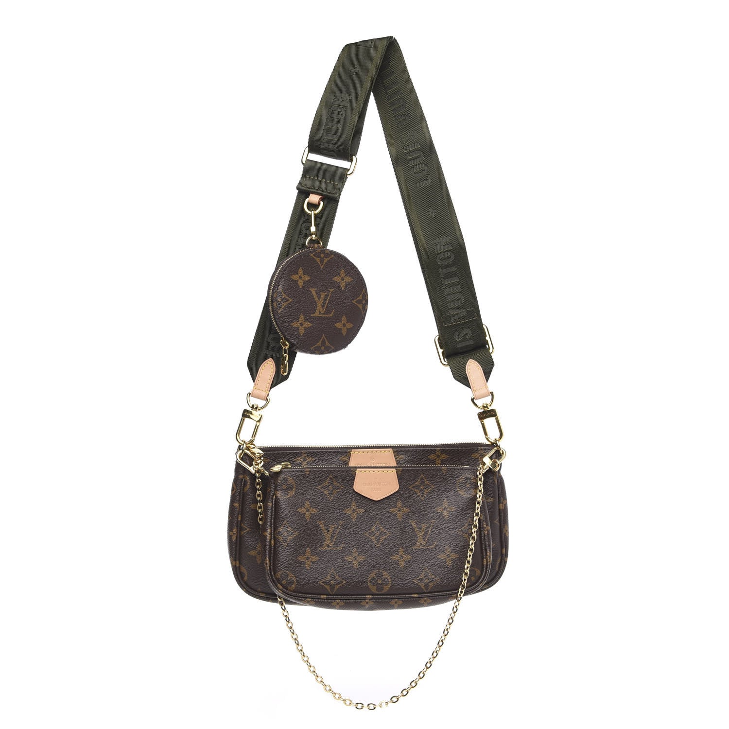 Louis Vuitton Monogram Multi Pochette Accessories Kaki 1 of 12