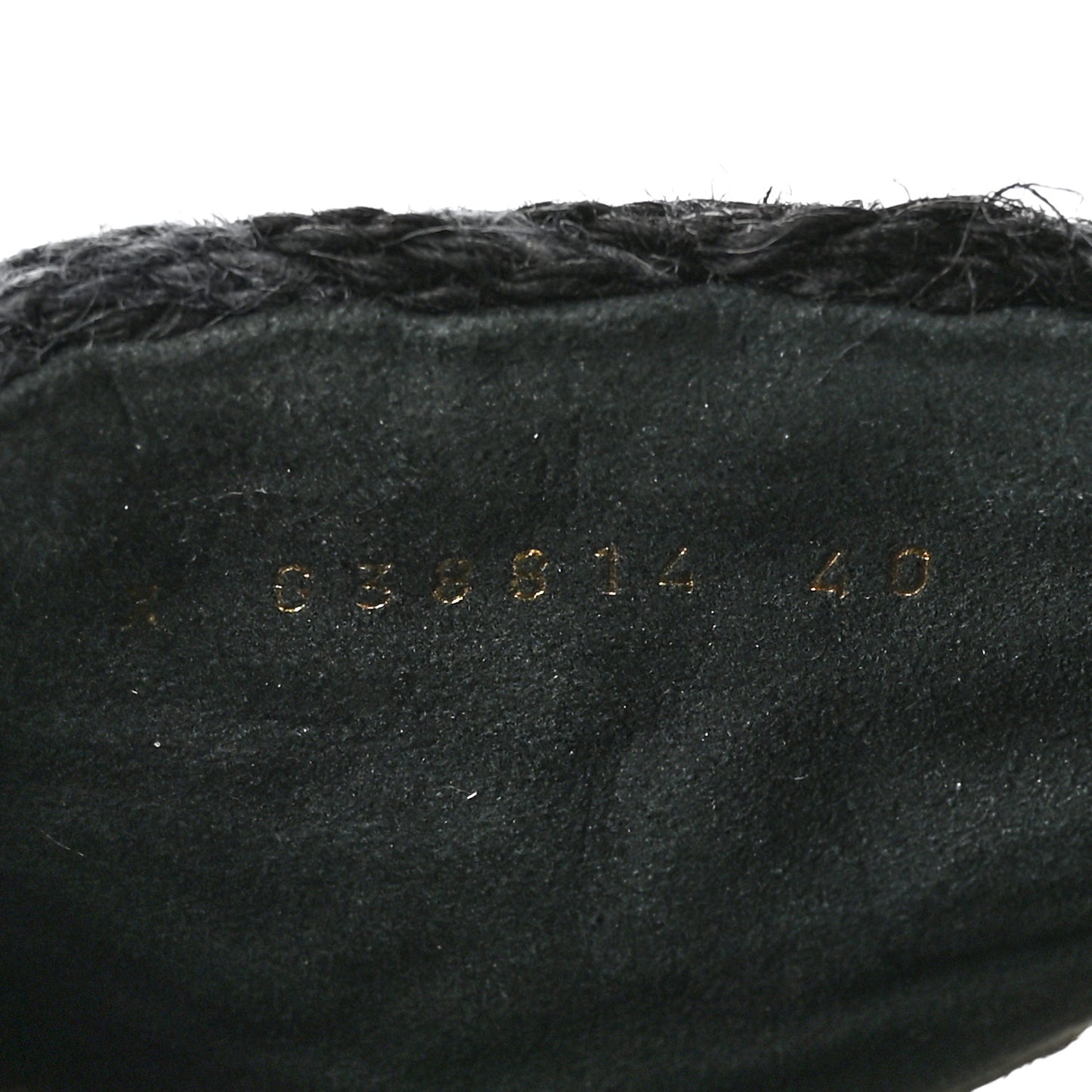 Cord Braided CC Mules 40 Black