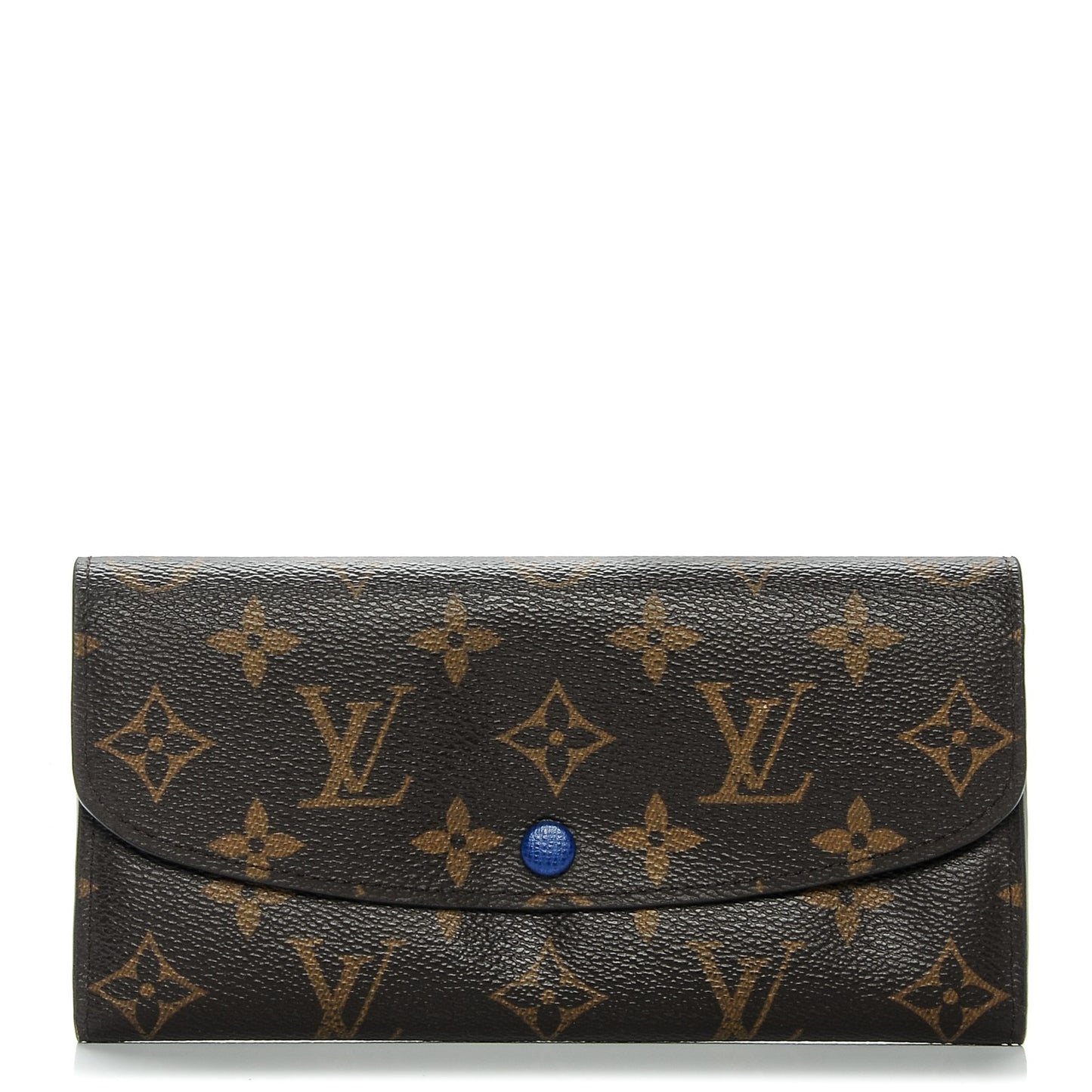 Monogram Emilie Wallet Blue