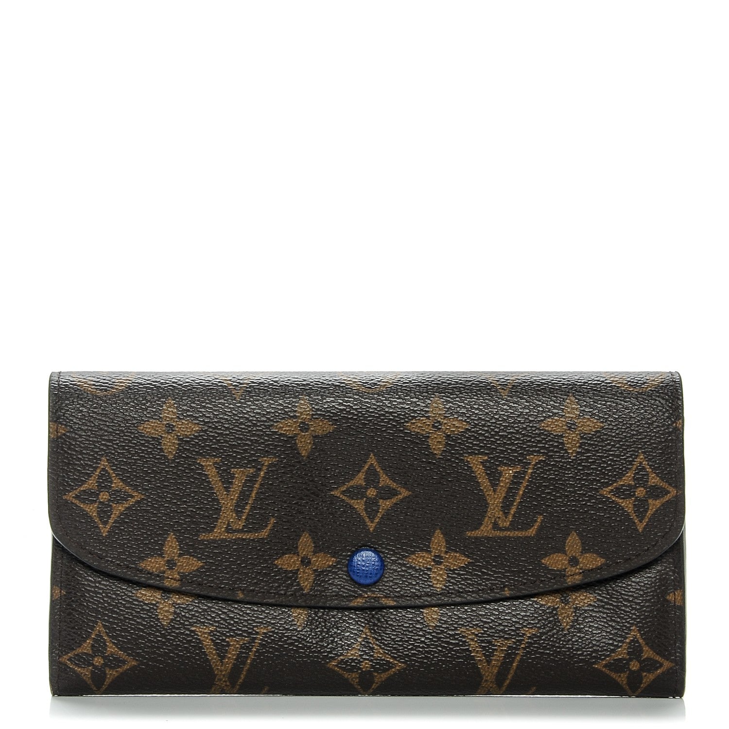 Louis Vuitton Monogram Emilie Wallet Blue 1 of 8
