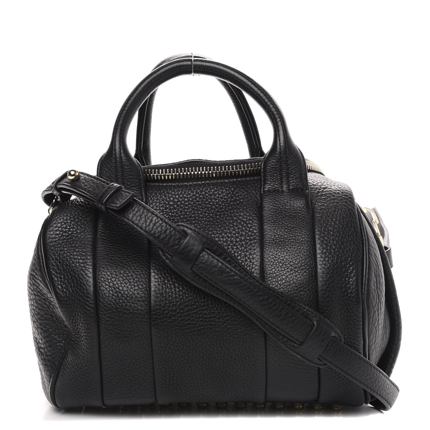 Alexander Wang Pebbled Lambskin Rockie Black Pale Gold Hardware 1 of 8