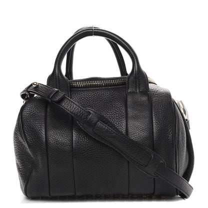 Alexander Wang Pebbled Lambskin Rockie Black Pale Gold Hardware 1 of 8