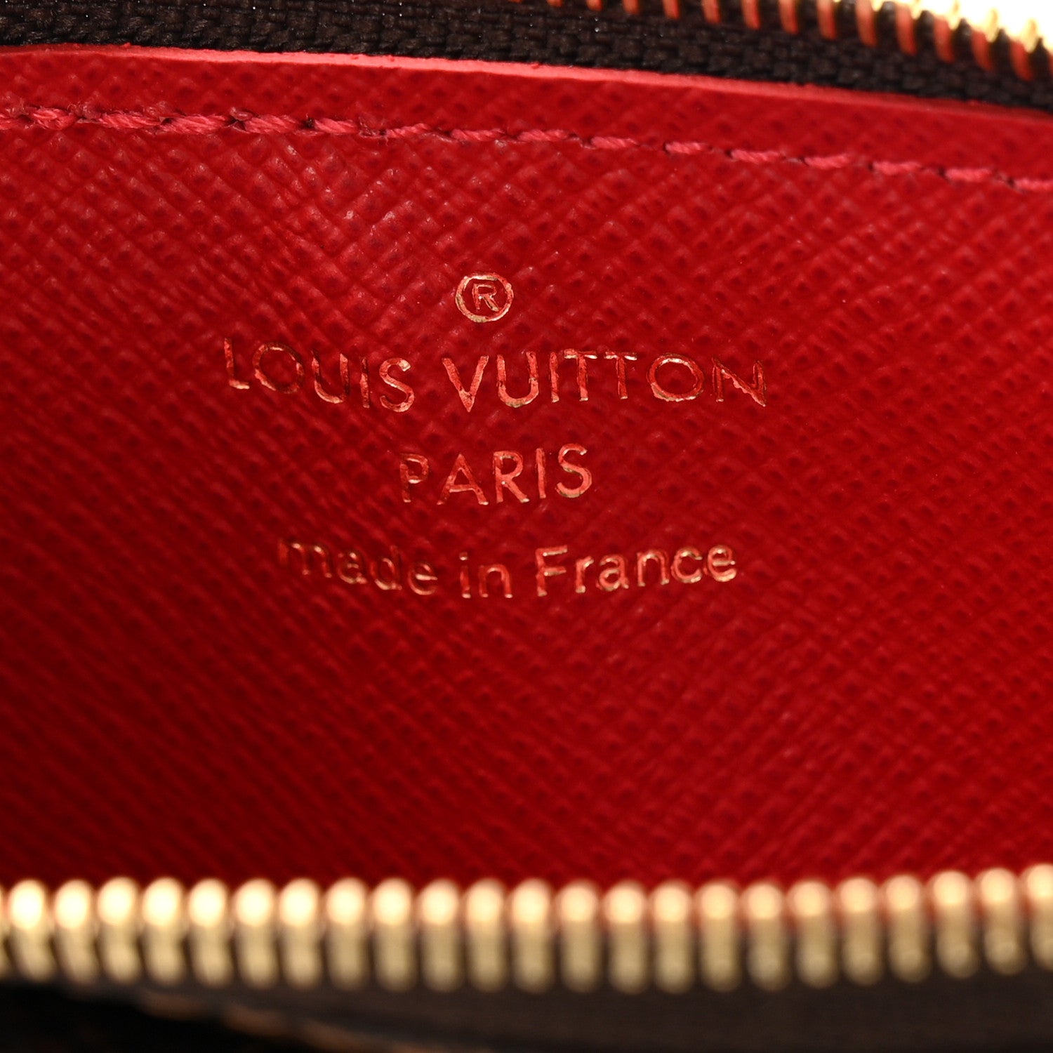 Louis Vuitton Damier Ebene Recto Verso Card Holder Red 6 of 6