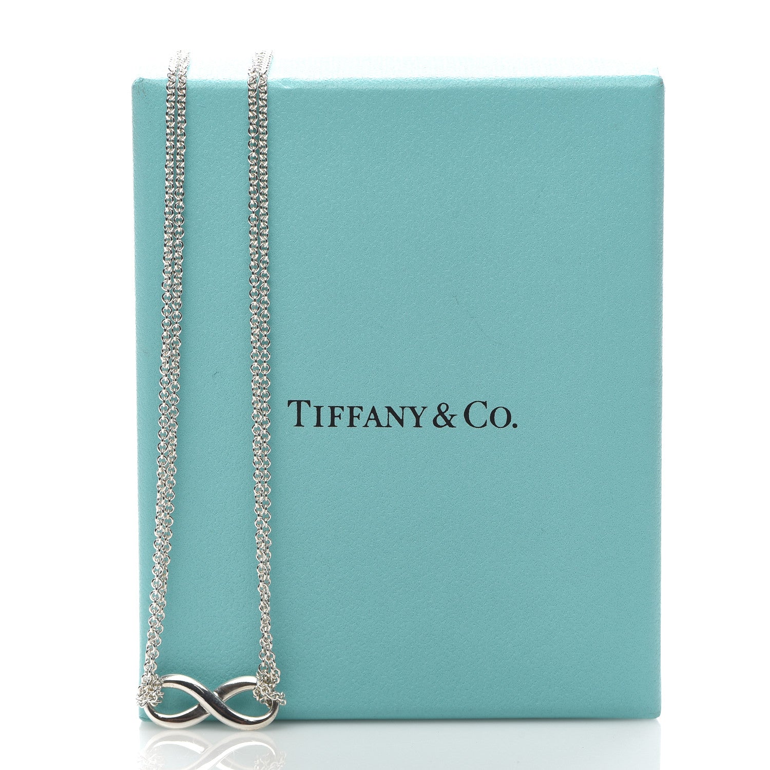 Tiffany Sterling Silver Infinity Pendant Necklace 6 of 6