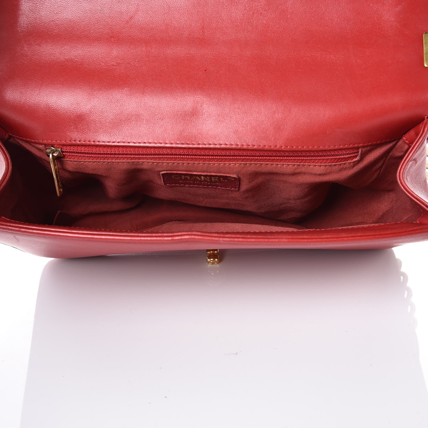 Chanel Lambskin Quilted New Medium Boy Flap Red 5 of 16