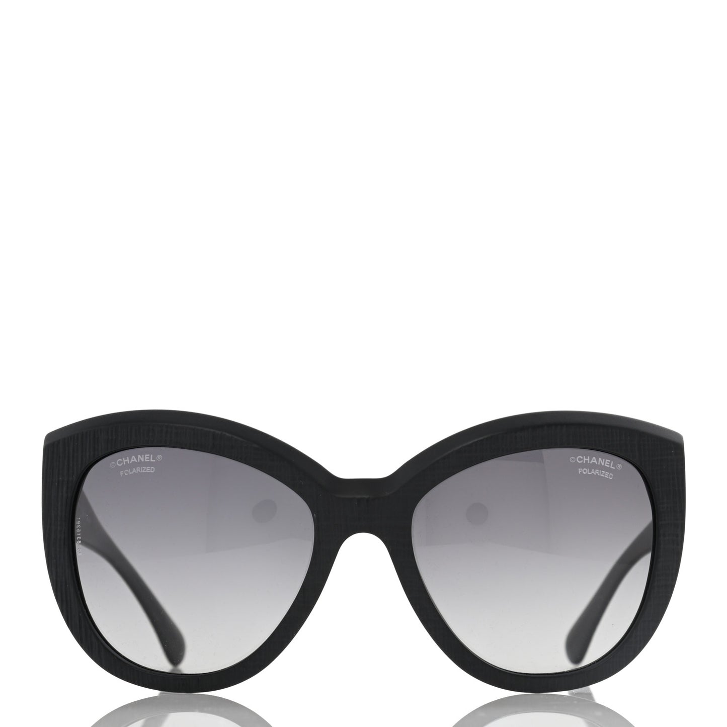 Tweed Effect CC Polarized Butterfly Signature Sunglasses 5332 Grey