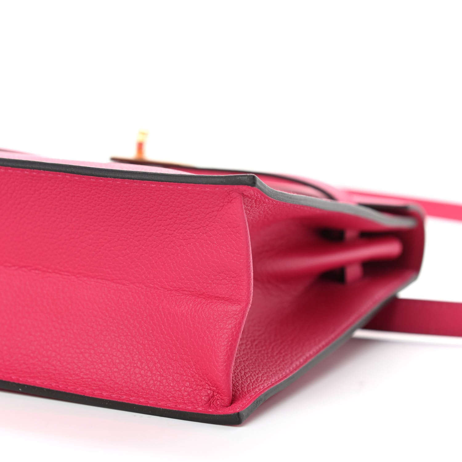 Hermes Evercolor Kelly Danse II Belt Bag Framboise 10 of 12