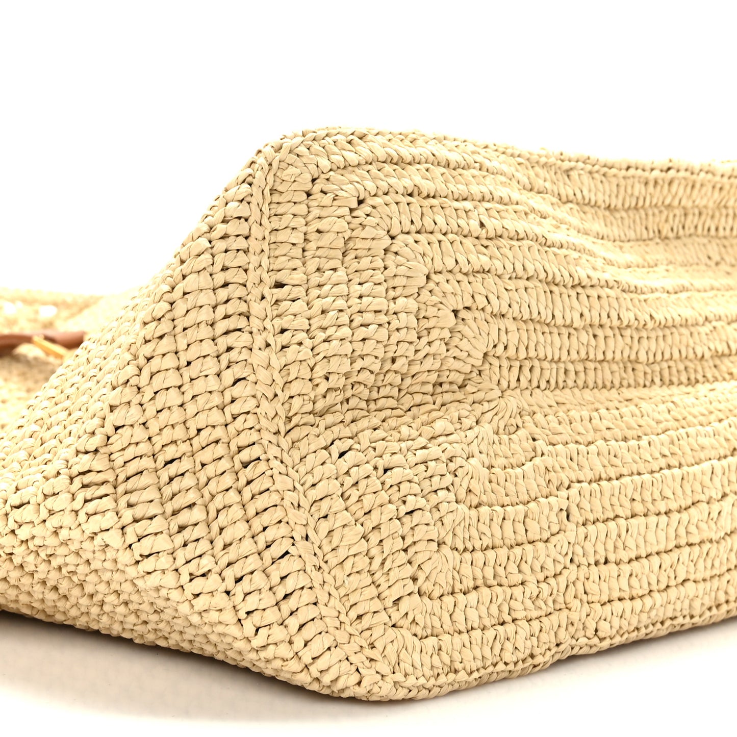 Raffia Monogram Hobo Naturale