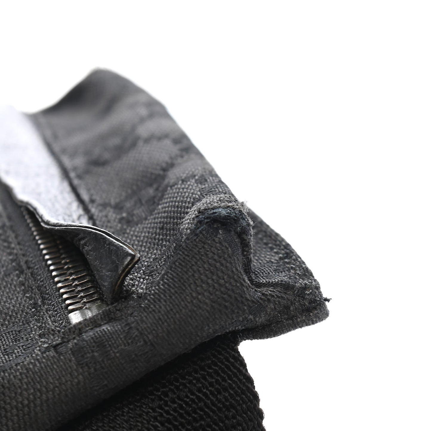 GG Monogram Double Pocket Belt Bag Black