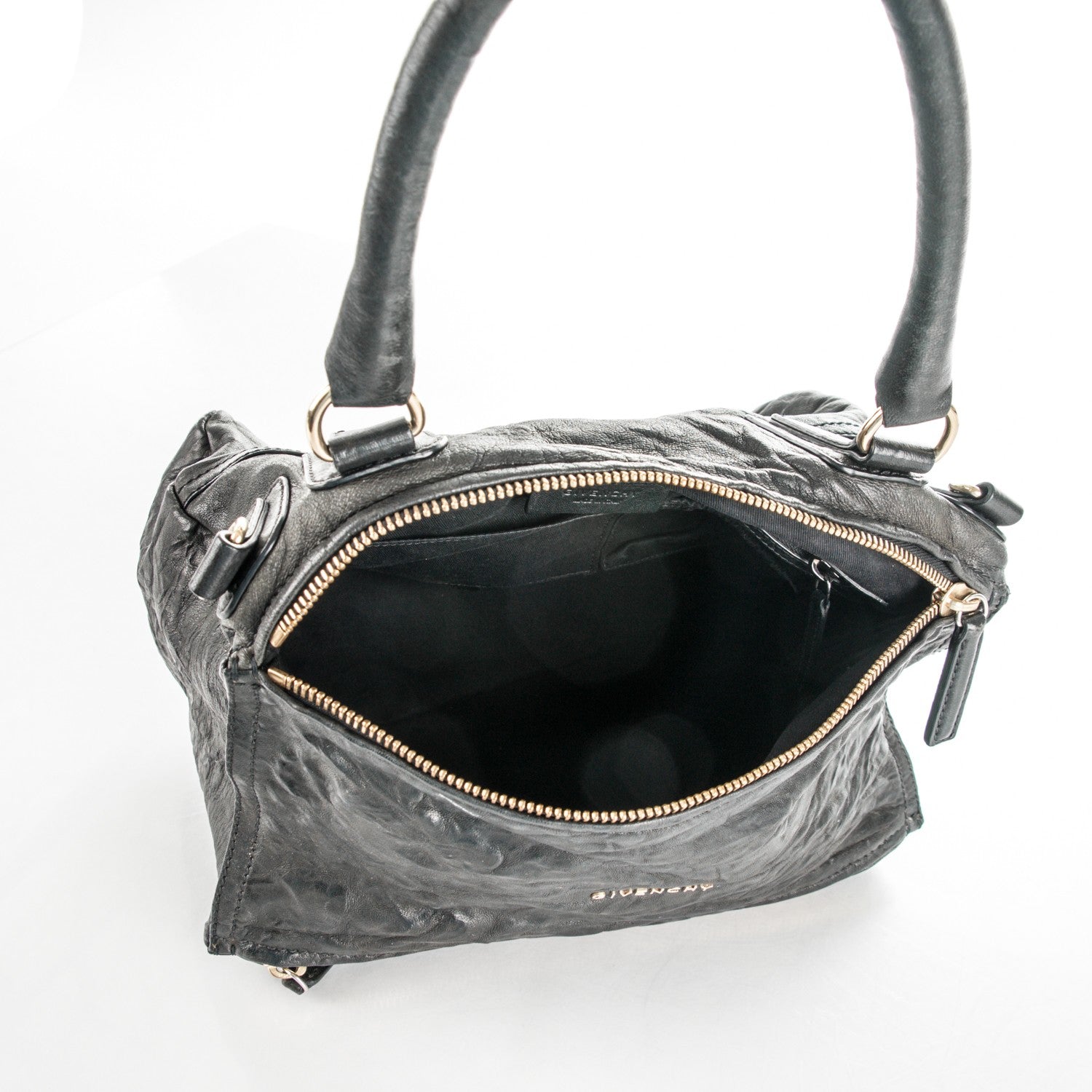 Givenchy Tumbled Sheepskin Medium Pandora Black 6 of 9