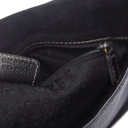 Christian Dior Calfskin Baudrier Saddle Bag Black 7 of 9