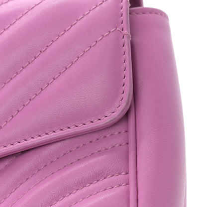 Gucci Calfskin Matelasse Small GG Marmont Shoulder Bag Candy Mousse 11 of 11