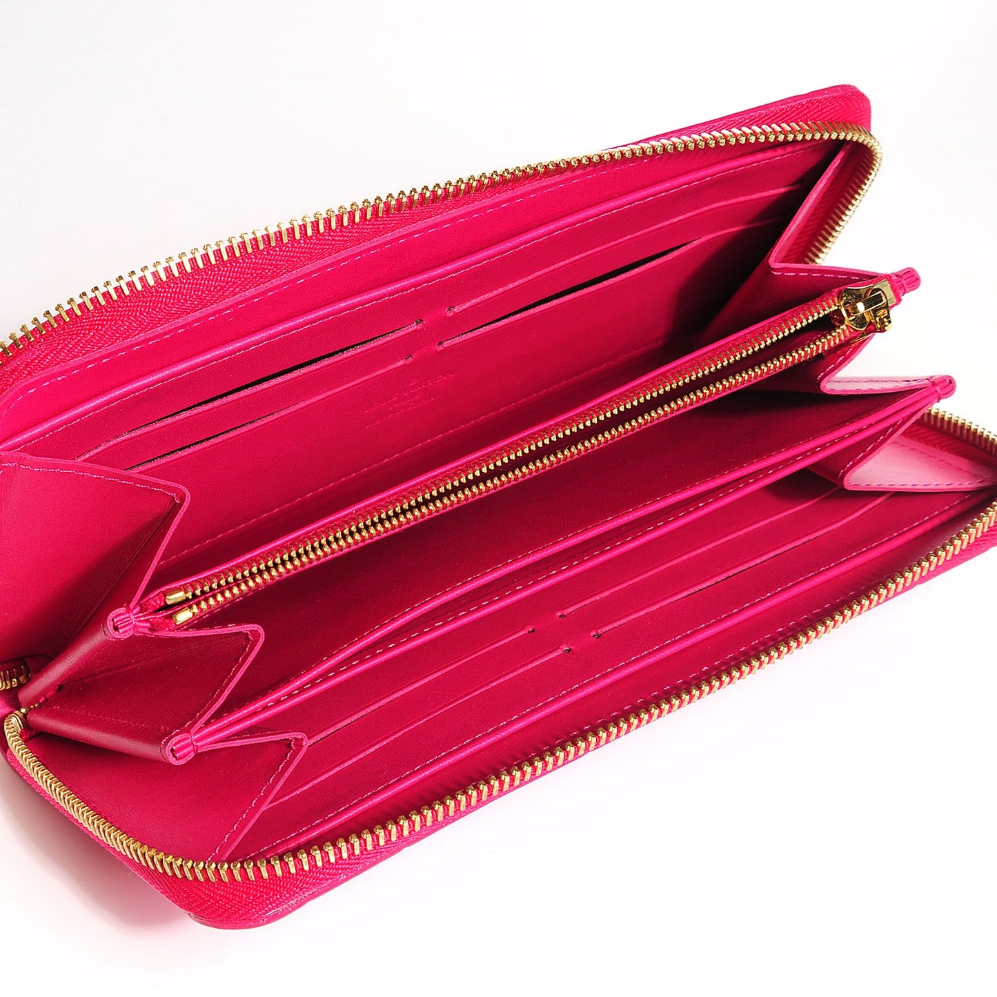 Vernis Ikat Zippy Wallet Rose Indien