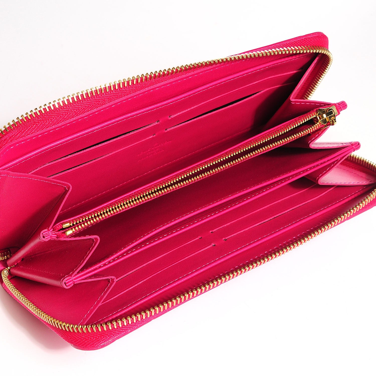 Louis Vuitton Vernis Ikat Zippy Wallet Rose Indien 5 of 8