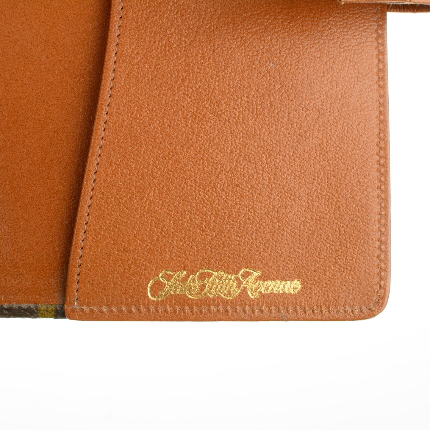 Monogram Saks Medium Ring Agenda Cover