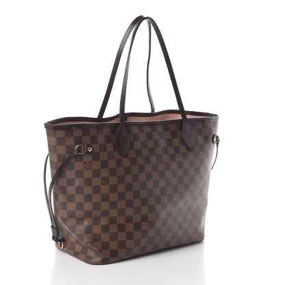 Louis Vuitton Damier Ebene Neo Neverfull MM Rose Ballerine 3 of 10