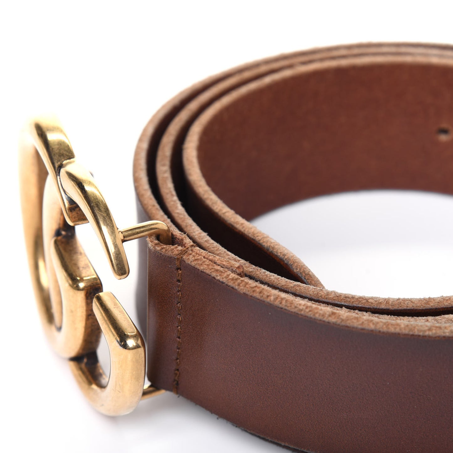 Faded Calfskin Double G 40mm Belt 90 36 Cuir
